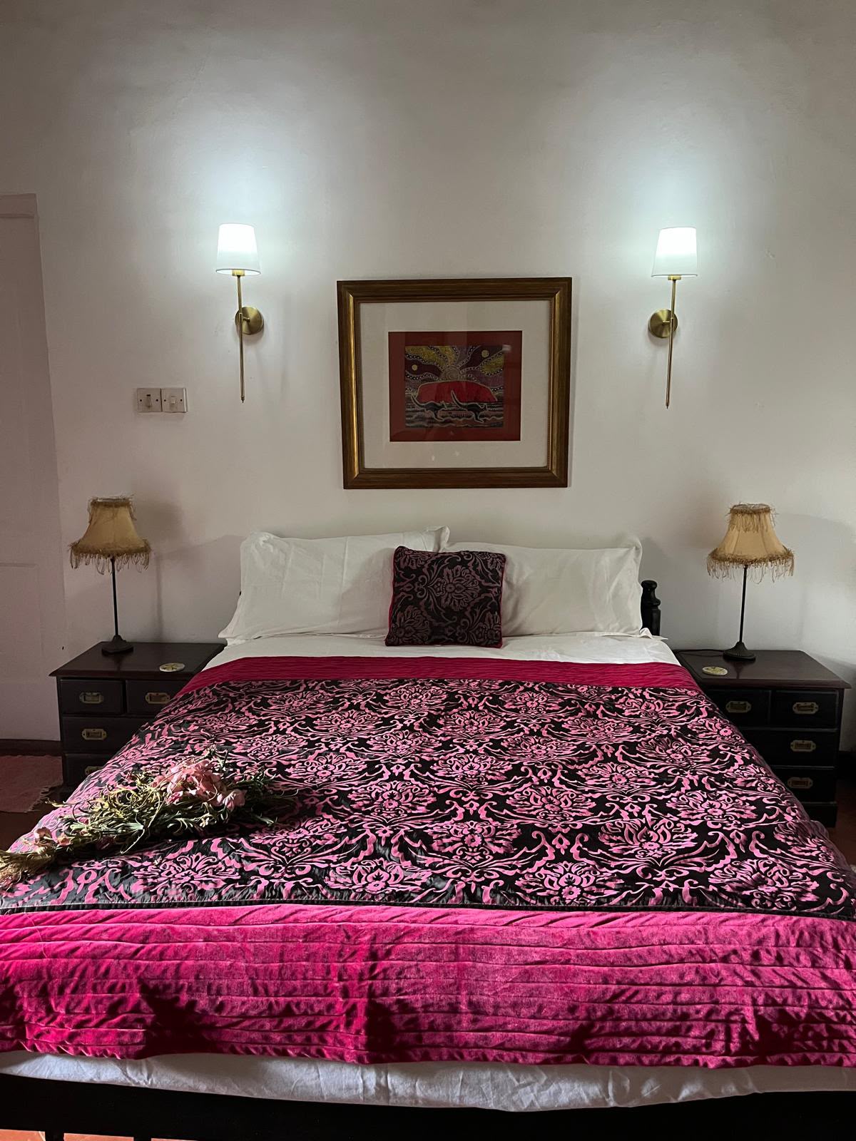 Guest bedroom at Chamil Guest House PVT LTD